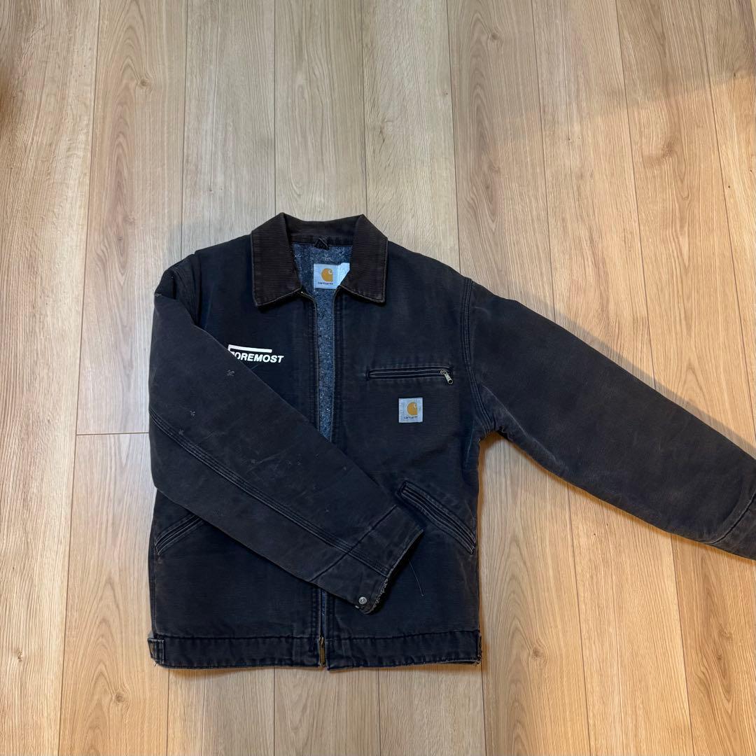 Carhartt ダークブラウン カバーオール　デトロイトジャケット