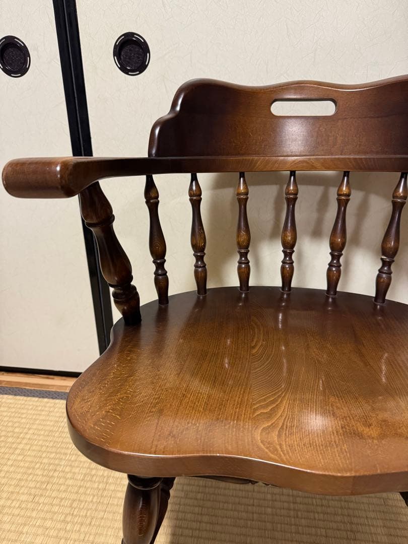 飛騨産業 キツツキマーク キャプテンチェア アームチェア 椅子 B