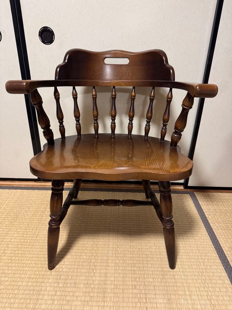 飛騨産業 キツツキマーク キャプテンチェア アームチェア 椅子 B