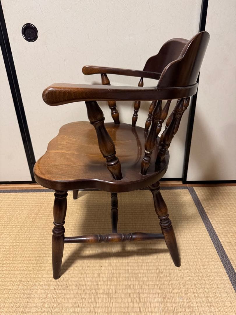 飛騨産業 キツツキマーク キャプテンチェア アームチェア 椅子 B