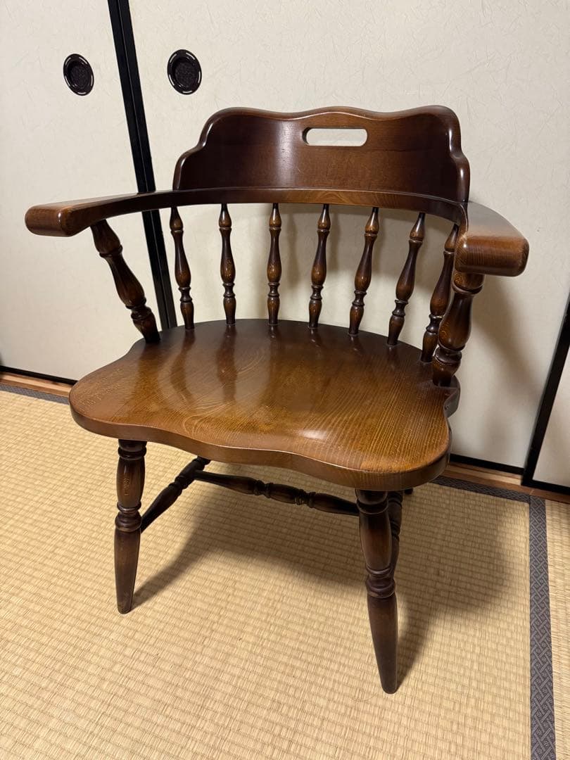 飛騨産業 キツツキマーク キャプテンチェア アームチェア 椅子 B