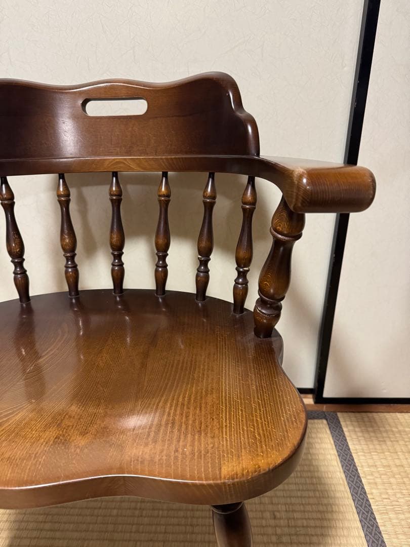 飛騨産業 キツツキマーク キャプテンチェア アームチェア 椅子 B