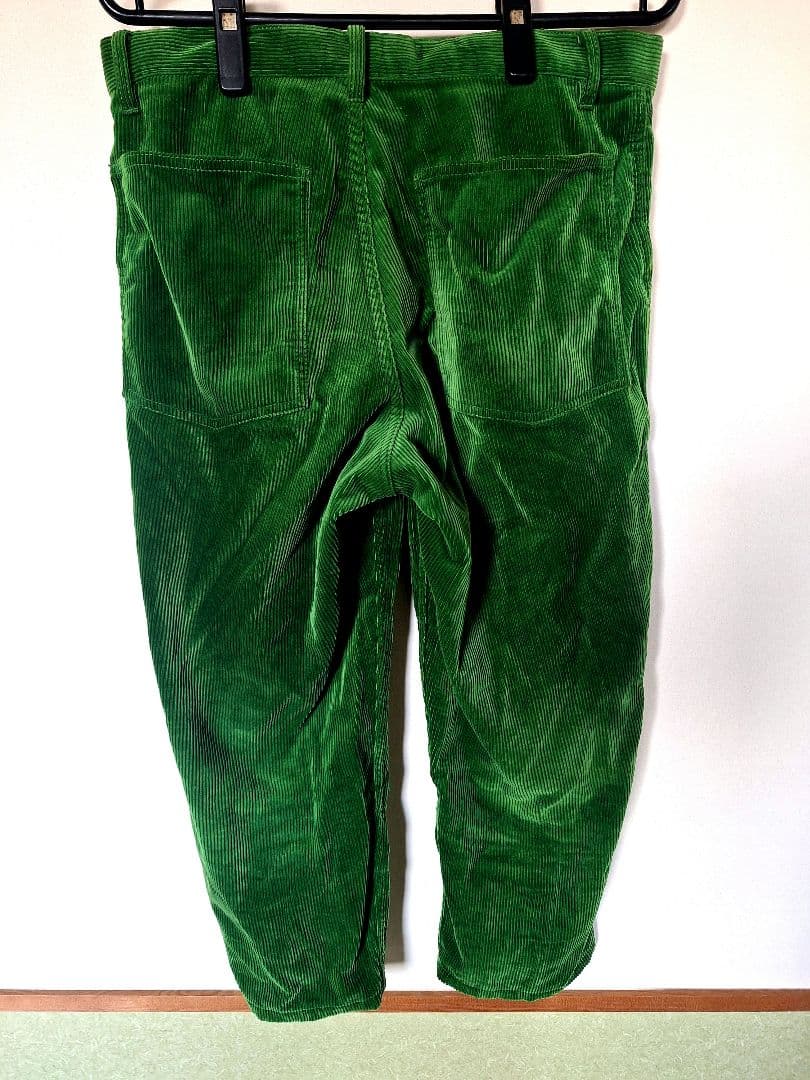 コムデギャルソンシャツ 2015ss 8分丈コーデュロイパンツ