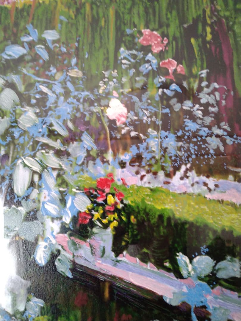 【真作】　シルクスクリーン　トレンツ・リャド「黄昏の光」遺族のサイン