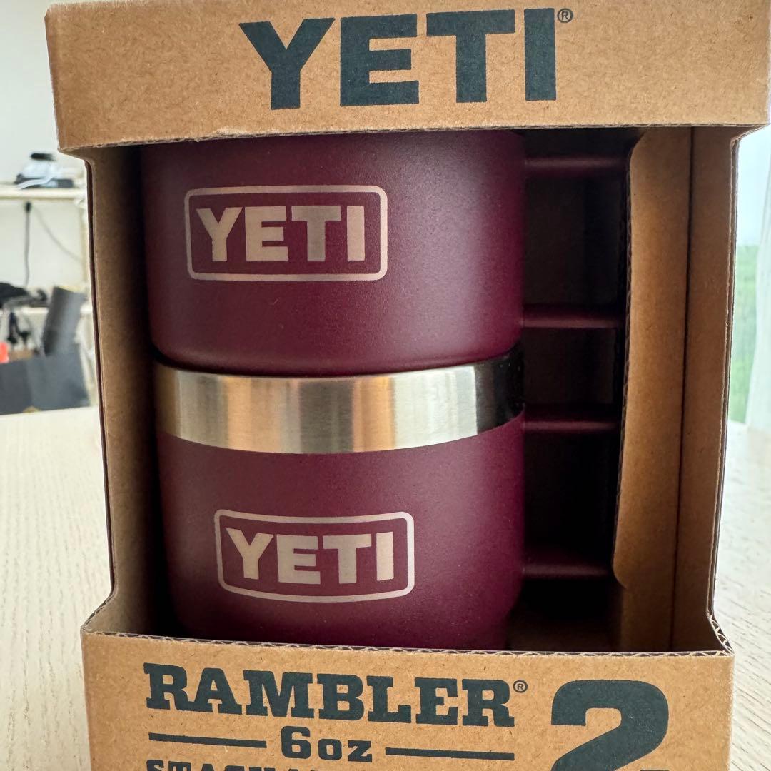 【M97様向け】値引きYETI ランブラー 6oz 100% 純正マグ2個セット