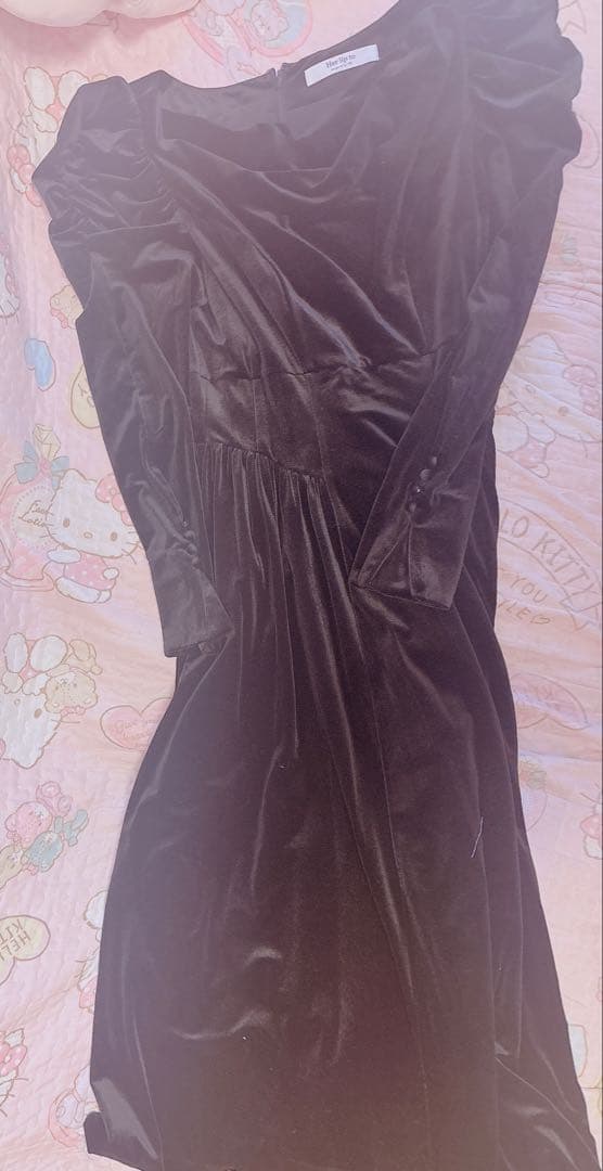 ワンピース Herlipto Majestic Velour Dress
