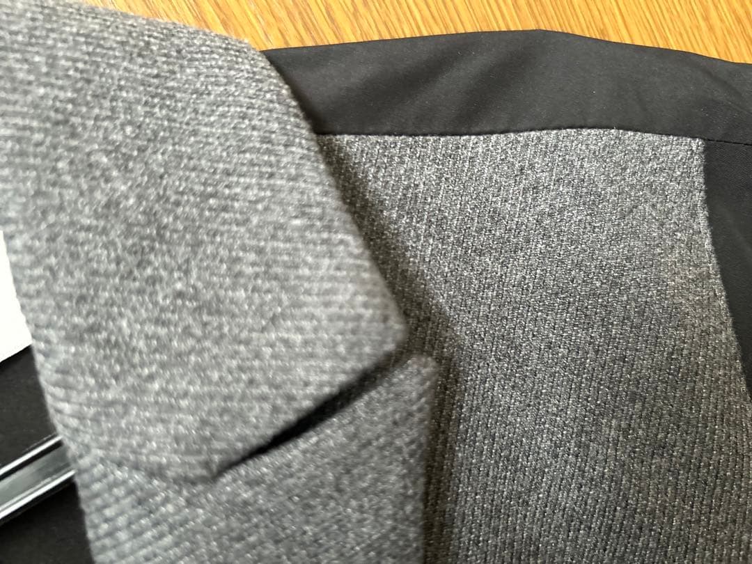 ✽akane グレー ブラック ダブルブレスト ベスト 07