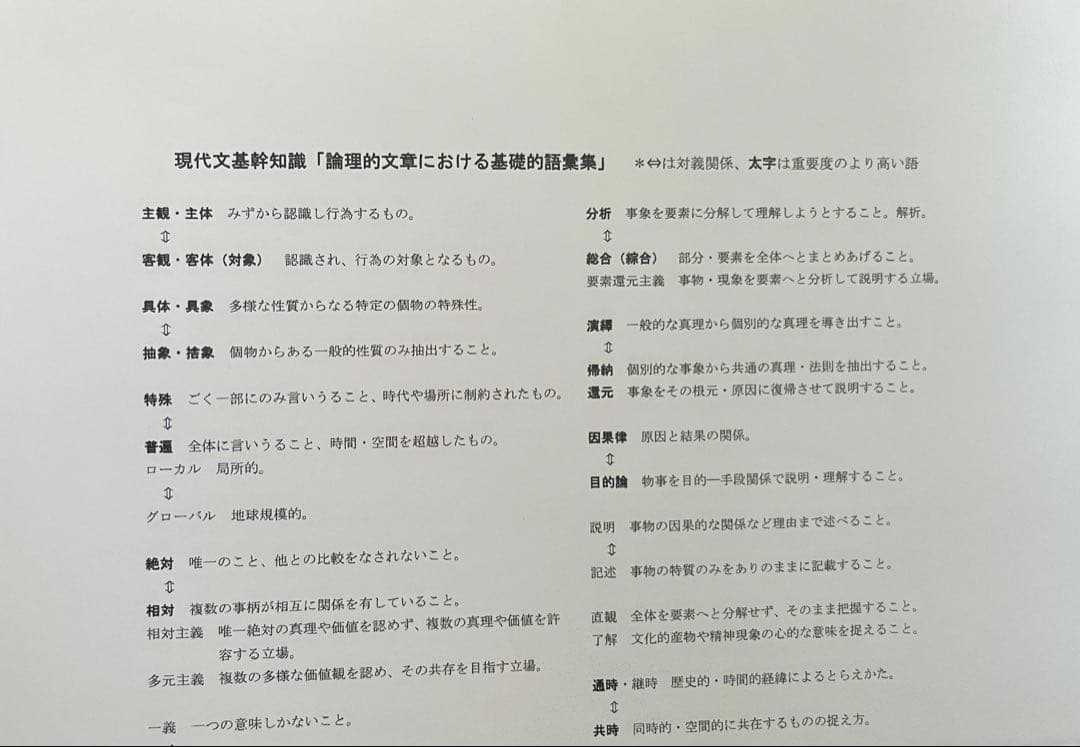 駿台 現代文特講 中野芳樹