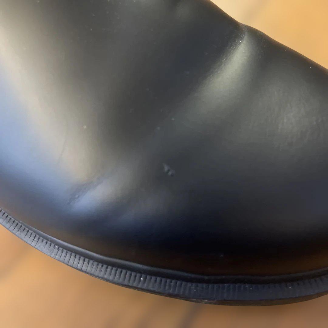 ドクターマーチン　ブラックレザーサイドゴアブーツ