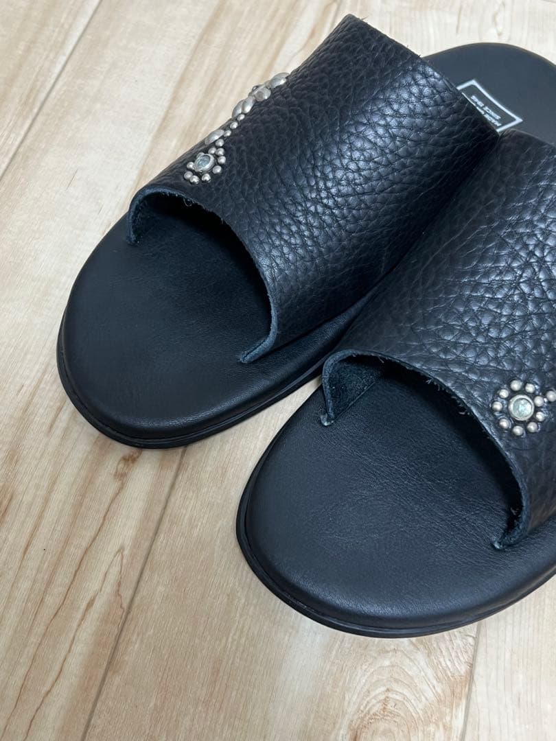 美品  Slipper HTC コラボ レザー サンダル 8
