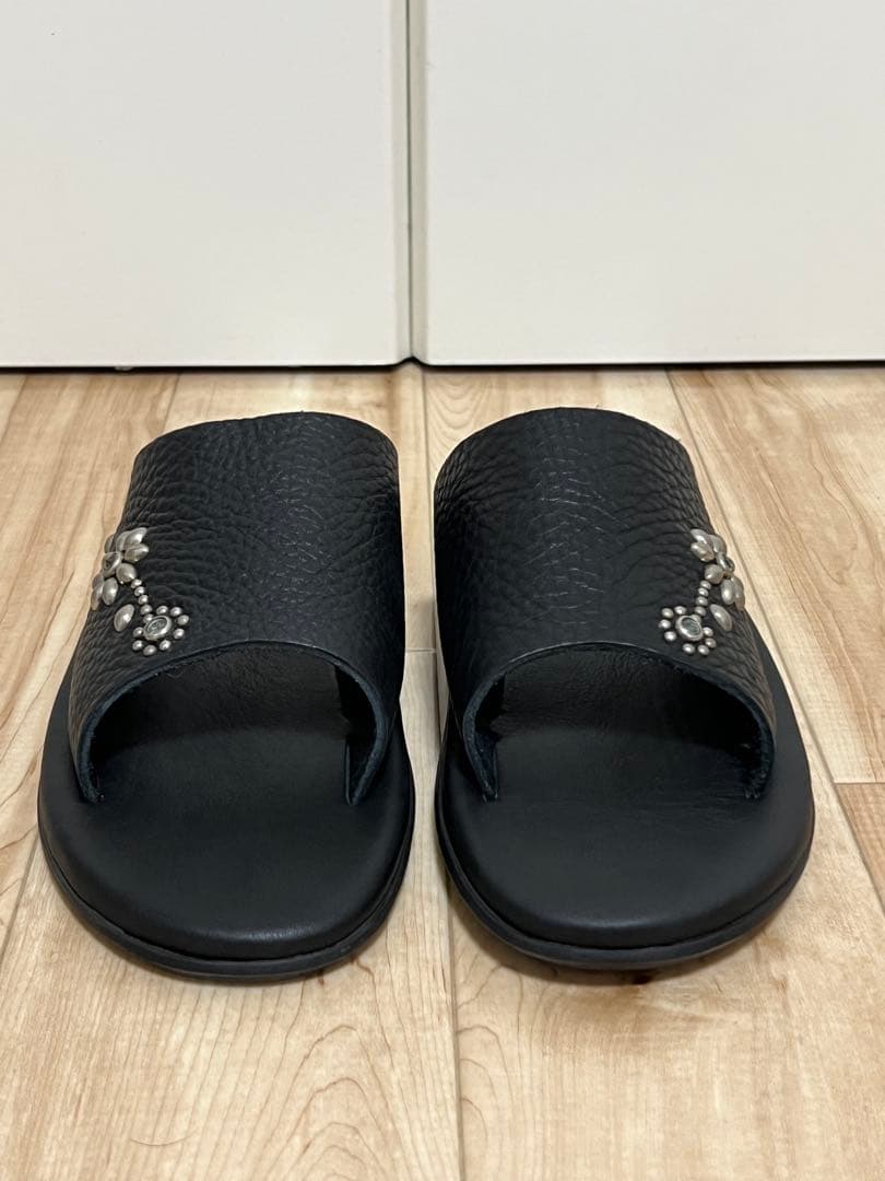 美品  Slipper HTC コラボ レザー サンダル 8