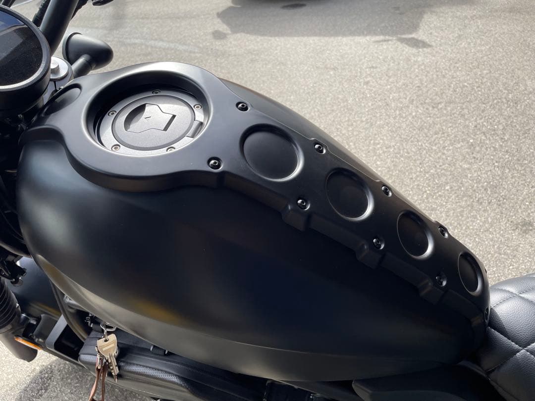 レブル250 タンクカバー　ブラック