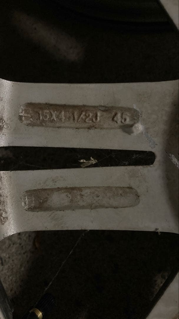 ダイハツ純正　15インチ シルバー 5スポークホイール　ムーブ