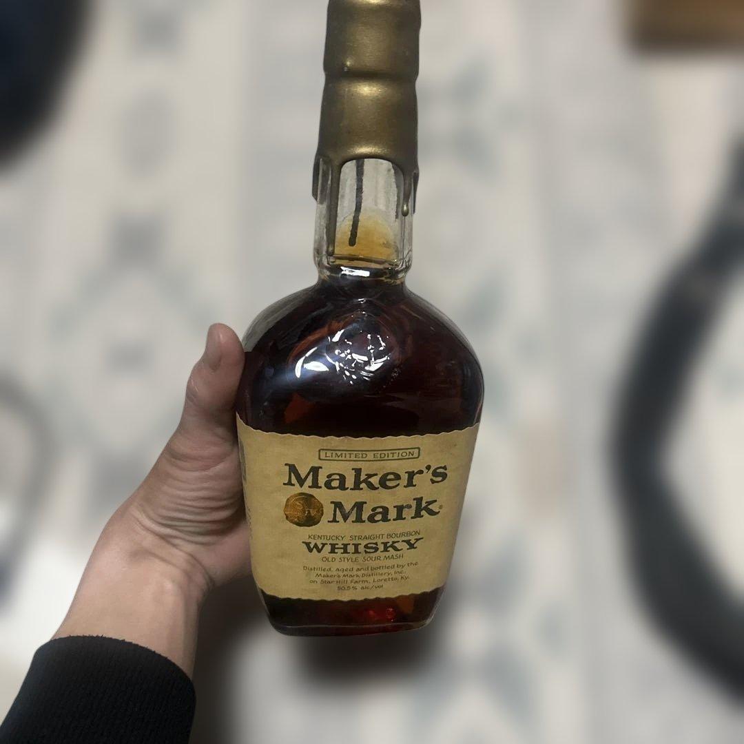 Maker's Mark ウイスキー 750ml ゴールド　早い者勝ち