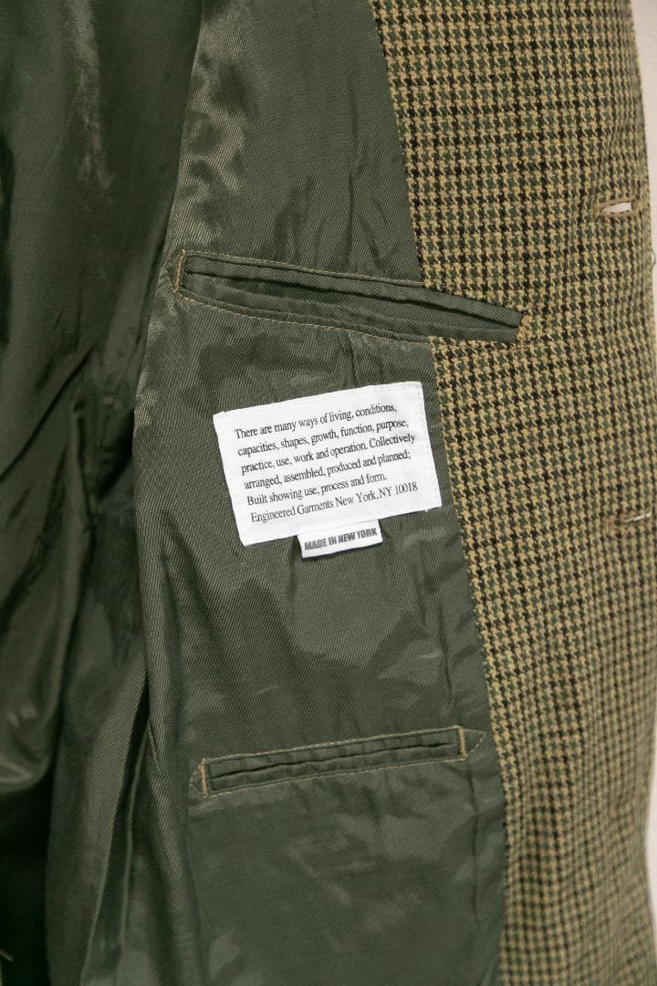 Engineered Garments セットアップ チェック柄