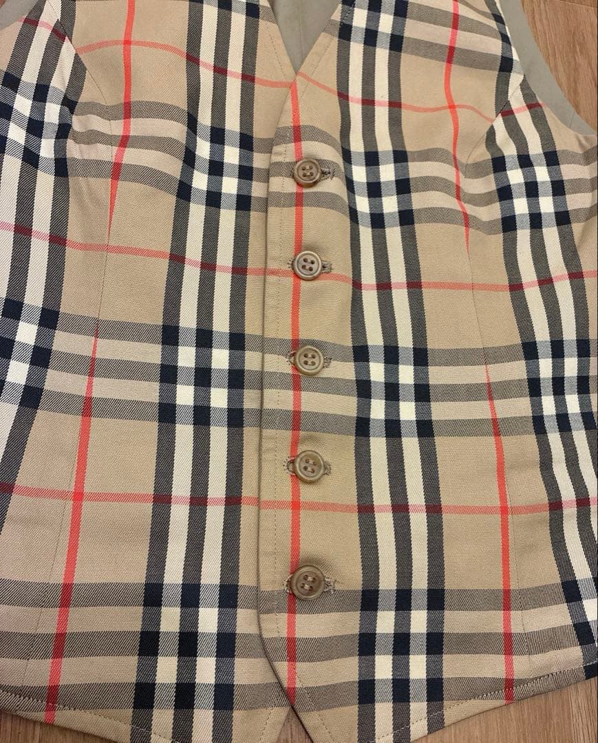 【美品】Burberrys リバーシブルベスト ノバチェック Mサイズ