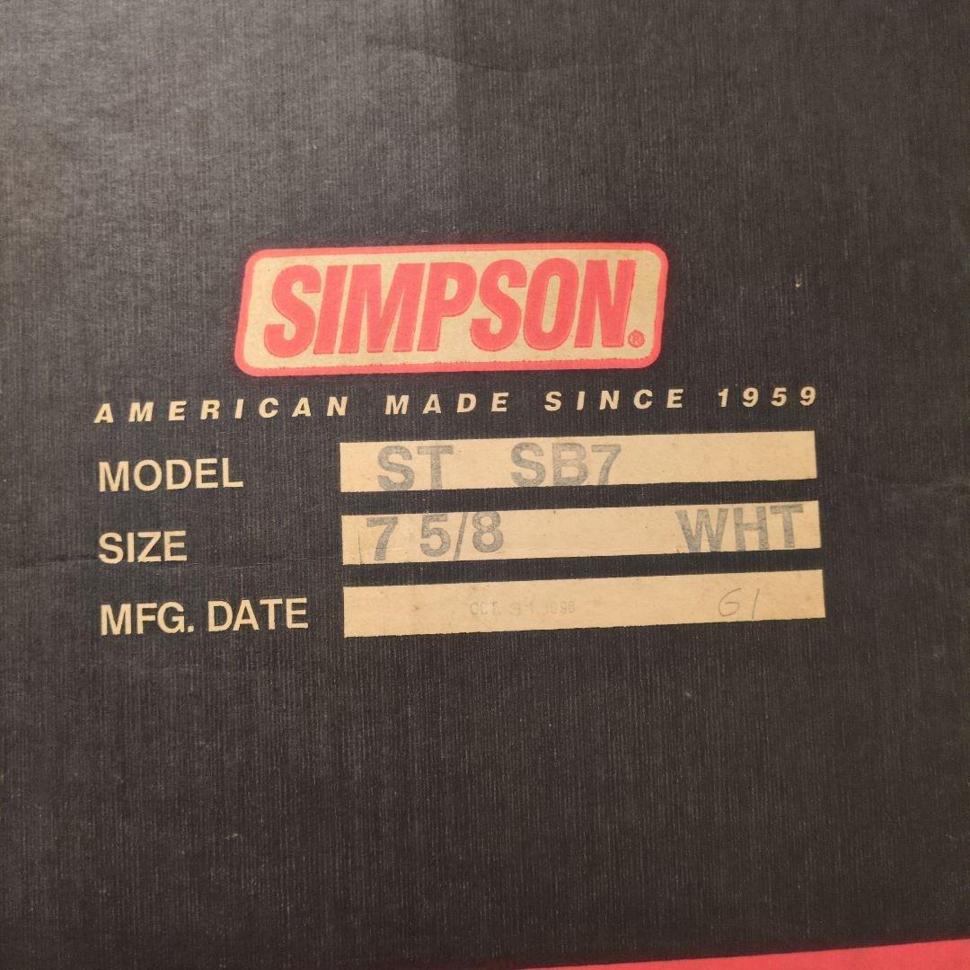 SIMPSON競技用ヘルメット