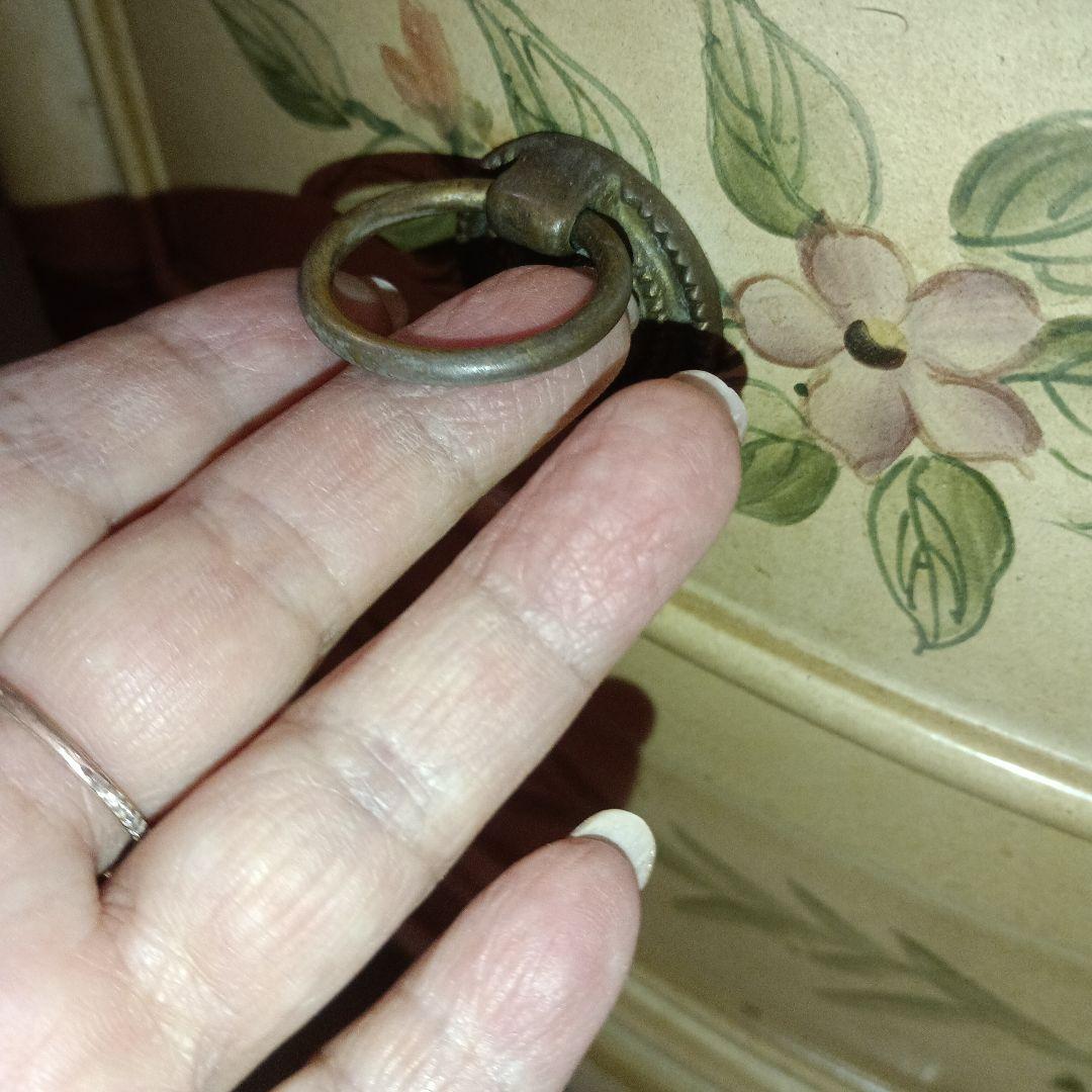 花柄ペイントの木製チェスト アンティーク大幅値下げ8月削除御希望価格応じます専用