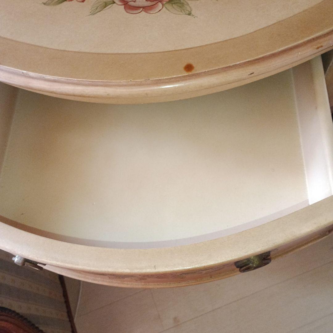 花柄ペイントの木製チェスト アンティーク大幅値下げ8月削除御希望価格応じます専用