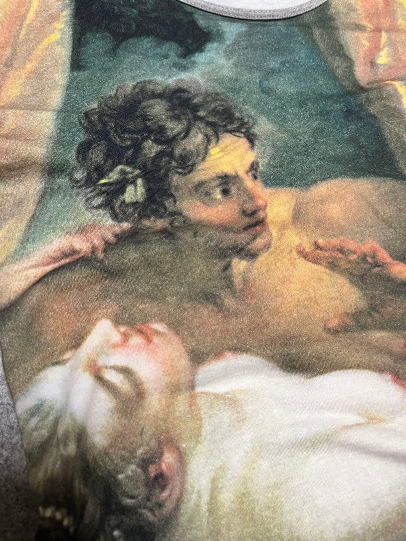 【超希少】Vivienne Westwood 総柄 Tシャツ フレスコ画 M