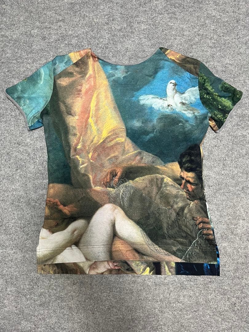【超希少】Vivienne Westwood 総柄 Tシャツ フレスコ画 M