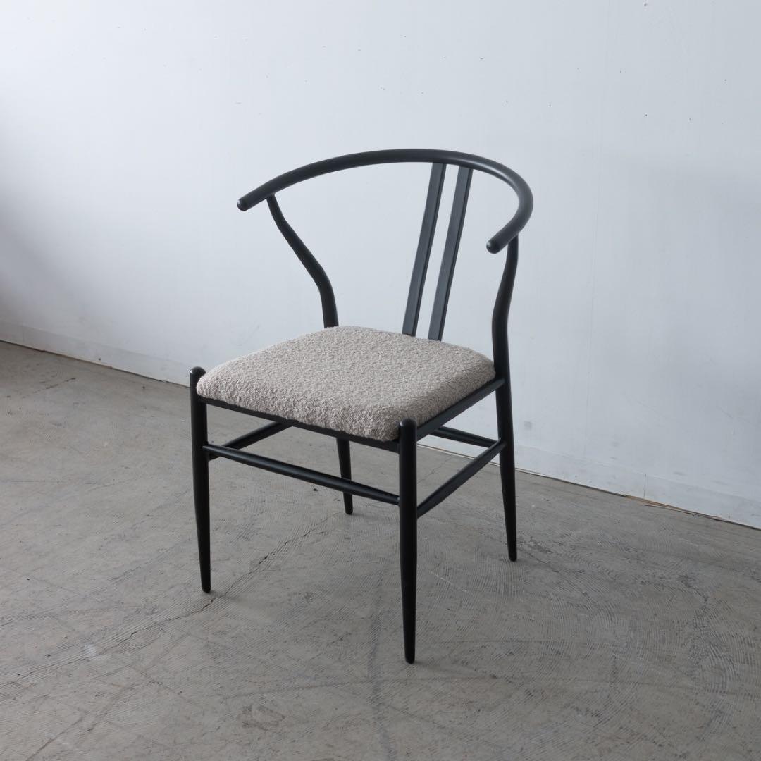 ブラック ダイニング　アームチェア