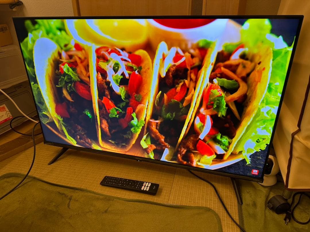 ハイセンス hisense 43型　スマートテレビ 43A6H 超極美品！