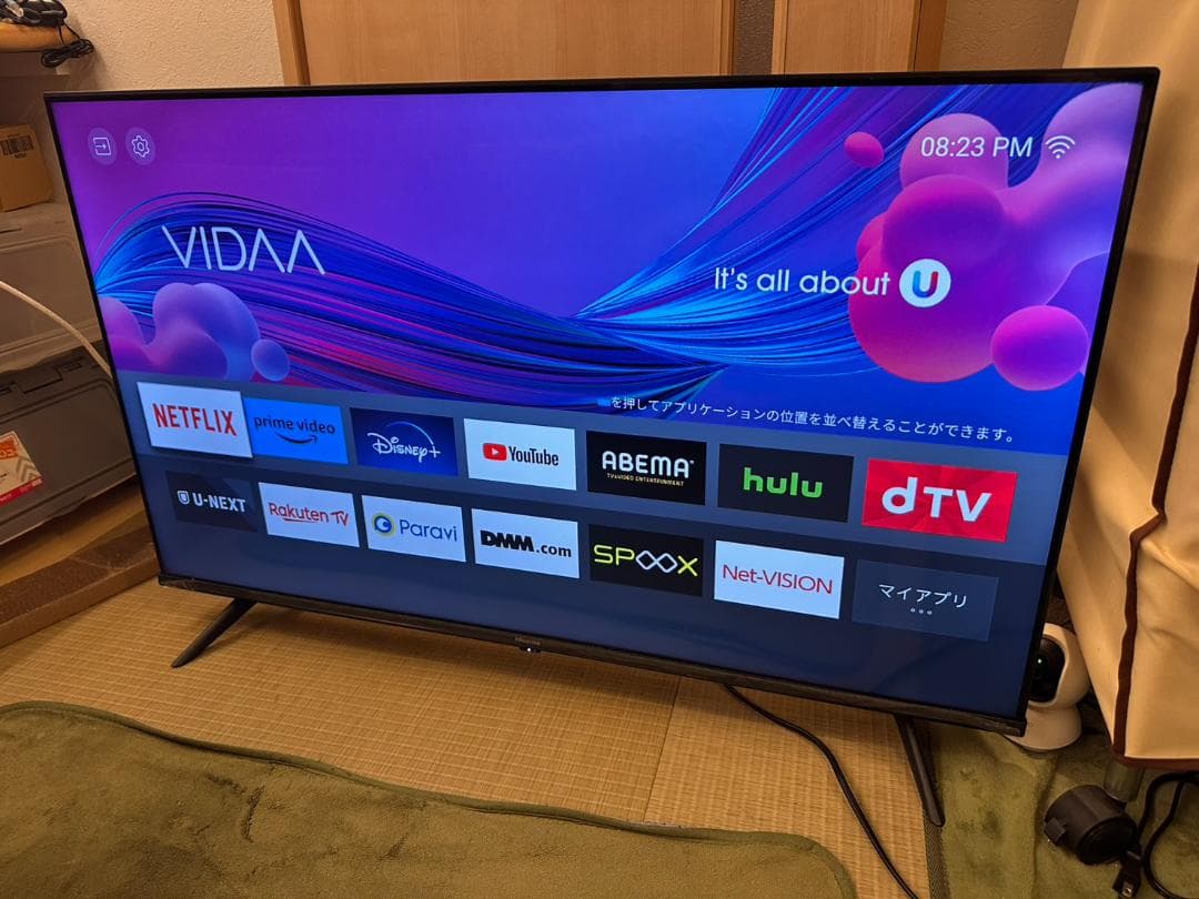 ハイセンス hisense 43型　スマートテレビ 43A6H 超極美品！