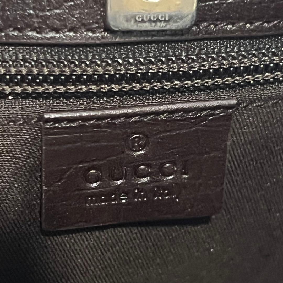 【極美品】GUCCI グッチ トートバッグ 肩かけ GGスプリーム　PVCレザー