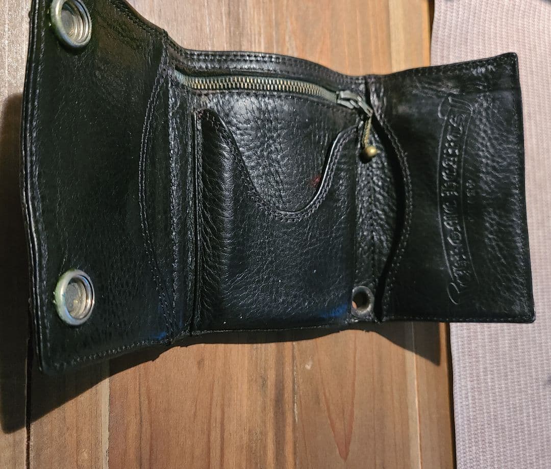 CHROME HEARTS　３FOLDクロスボール三つ折り財布