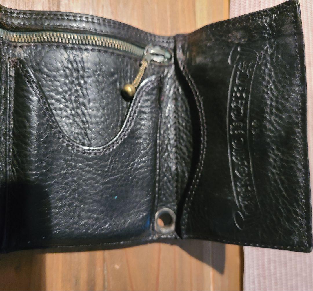 CHROME HEARTS　３FOLDクロスボール三つ折り財布