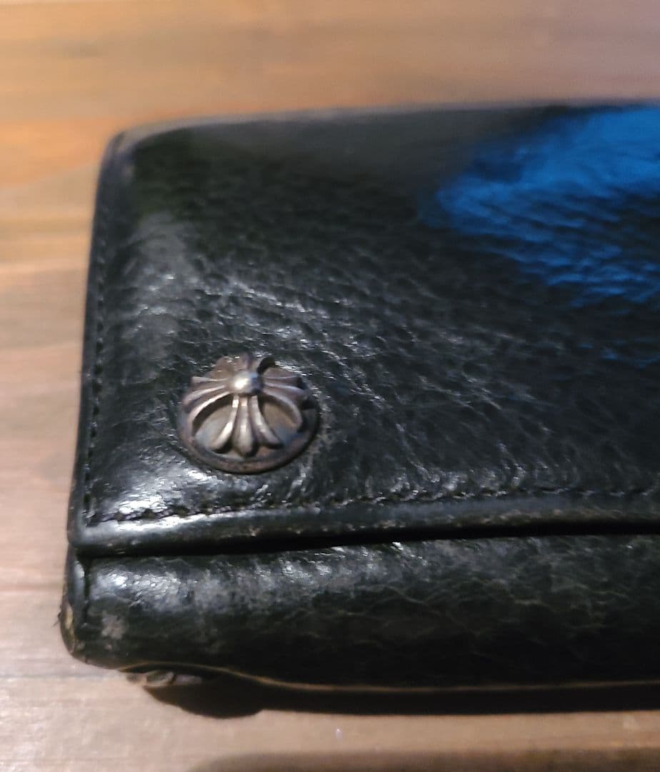 CHROME HEARTS　３FOLDクロスボール三つ折り財布