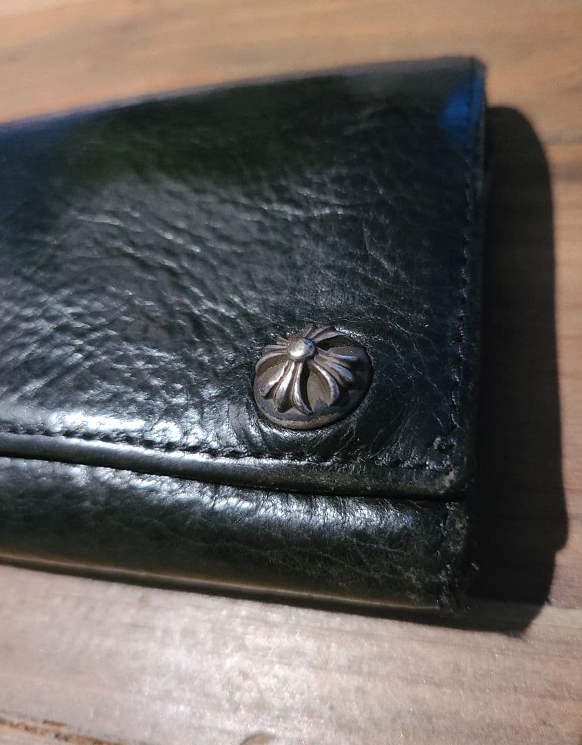 CHROME HEARTS　３FOLDクロスボール三つ折り財布
