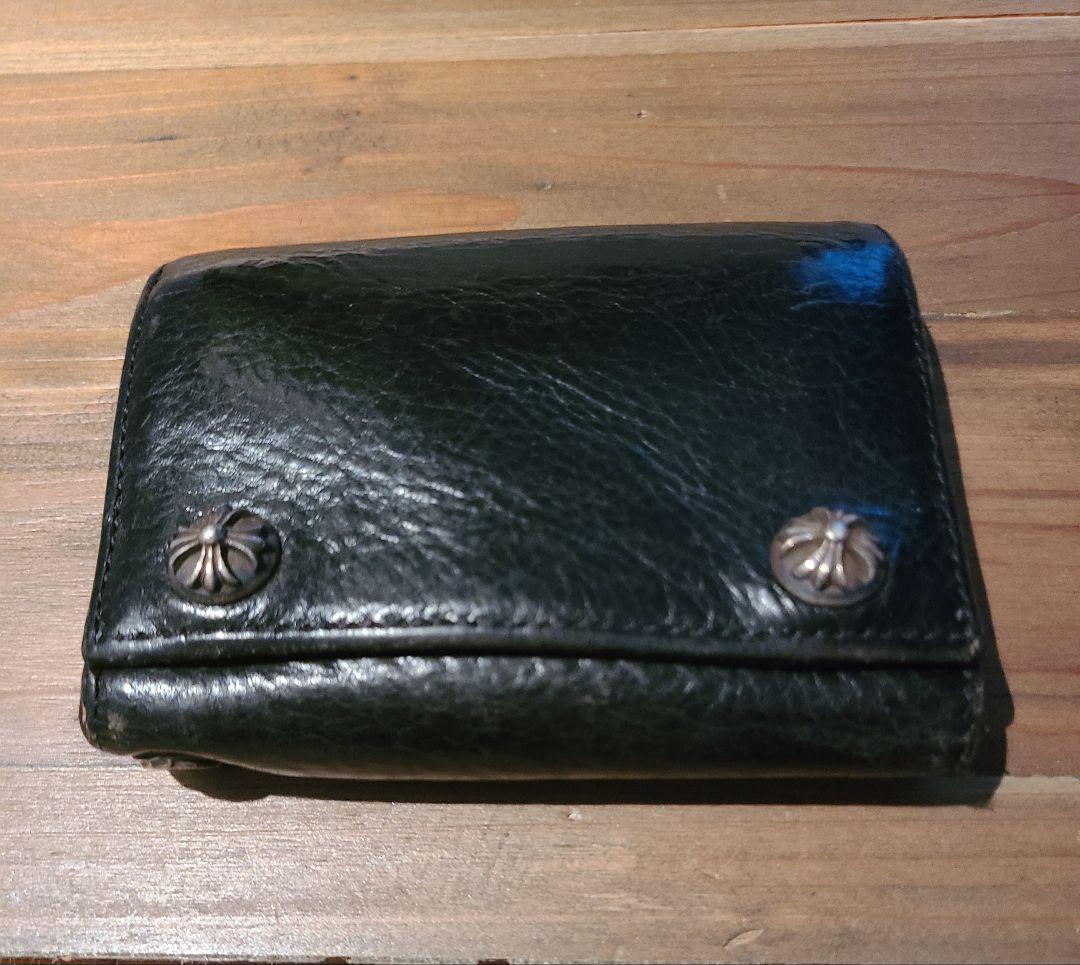 CHROME HEARTS　３FOLDクロスボール三つ折り財布