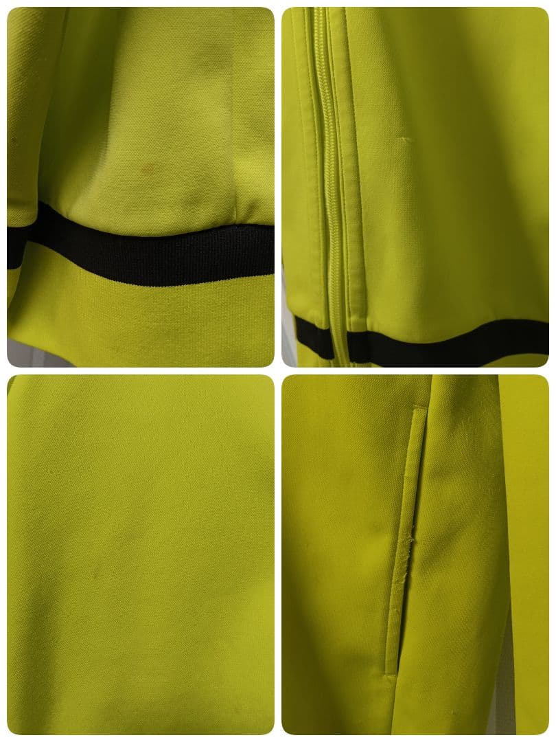 9 I.Y.D. 蛍光イエロー フルジップフーディ M