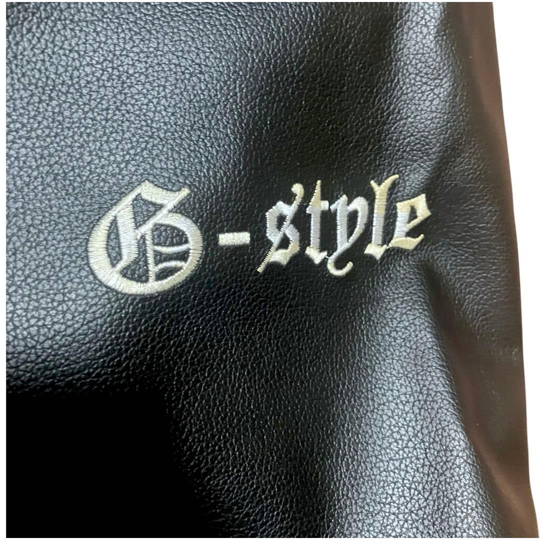 【美品】G-style スタジャン ロス　LA バック　デカロゴ 刺繍　チカーノ