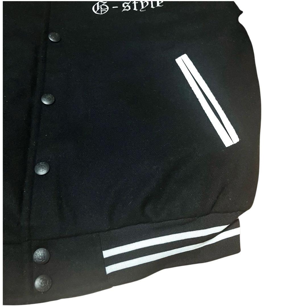 【美品】G-style スタジャン ロス　LA バック　デカロゴ 刺繍　チカーノ