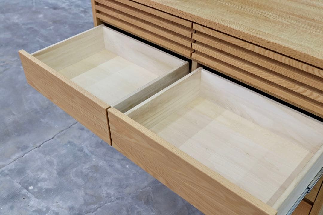 GMIK64○大川家具 バジル チェスト サイドボード リビングボード 整理箪