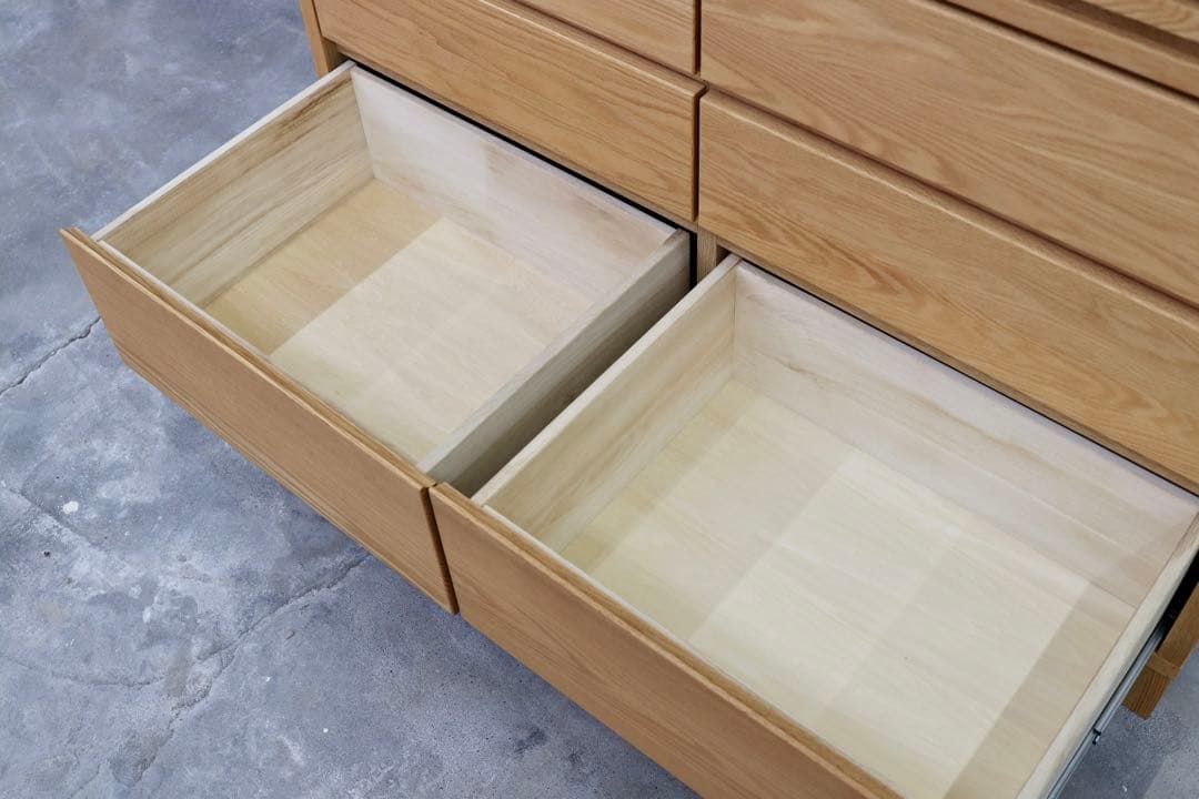 GMIK64○大川家具 バジル チェスト サイドボード リビングボード 整理箪