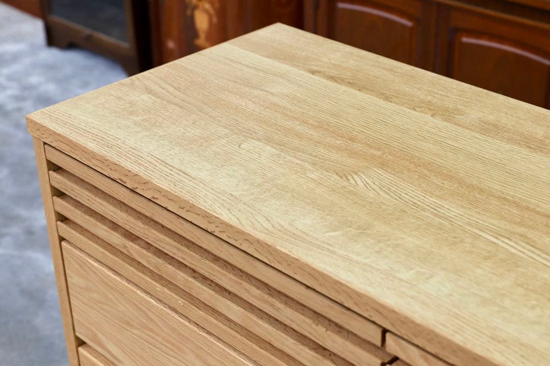 GMIK64○大川家具 バジル チェスト サイドボード リビングボード 整理箪