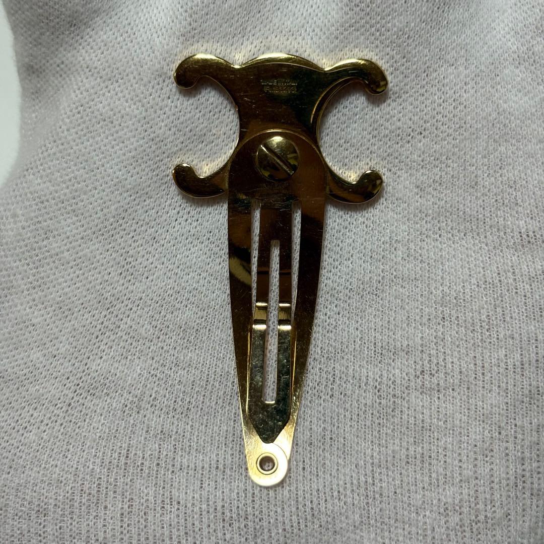 CELINE セリーヌ ヘアピン トリオンフ FMB3293 ゴールド 正規品