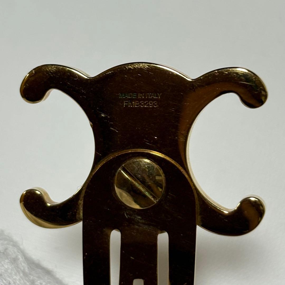 CELINE セリーヌ ヘアピン トリオンフ FMB3293 ゴールド 正規品