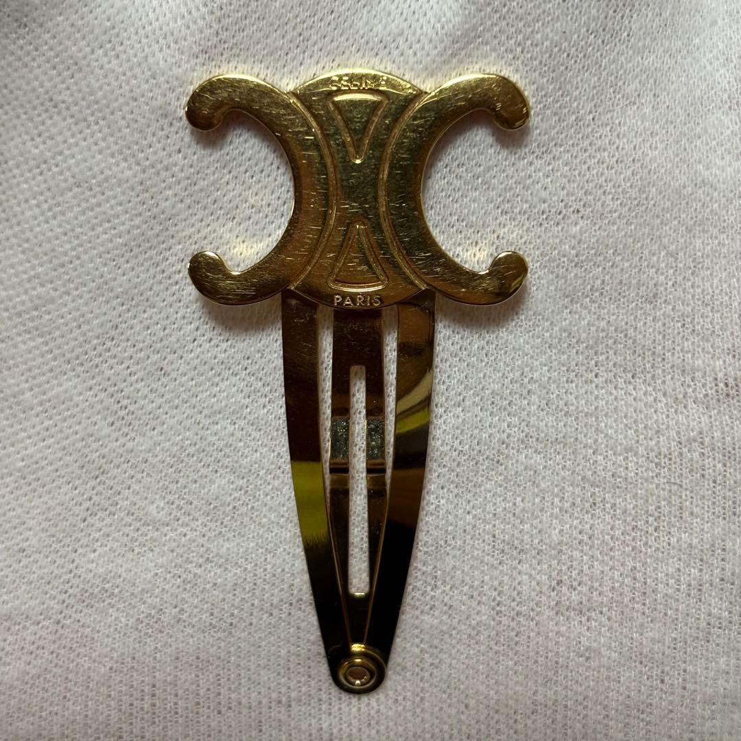 CELINE セリーヌ ヘアピン トリオンフ FMB3293 ゴールド 正規品