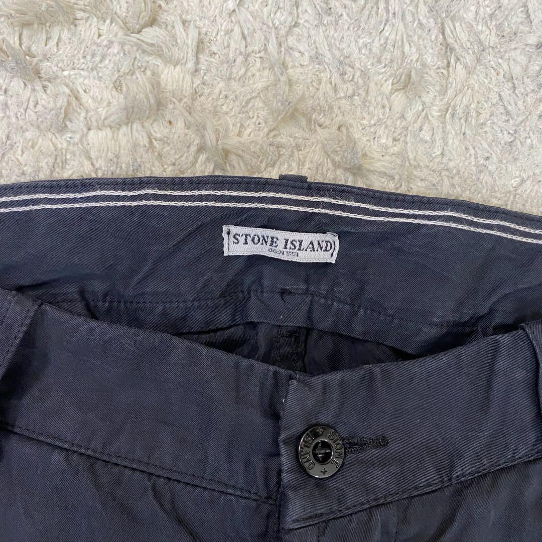 ストーンアイランド　カーゴパンツ　ブラック　50