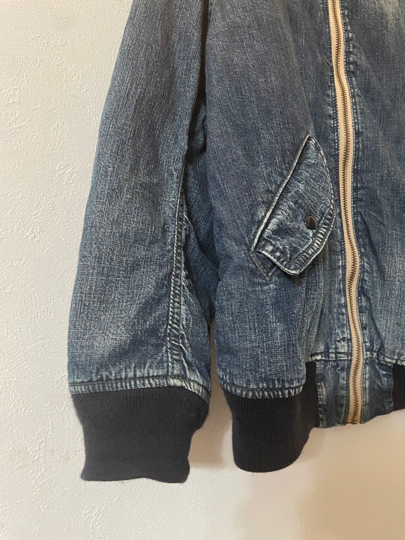 DENIM DUNGAREE シンサレート　MA-1ジャケット　　02