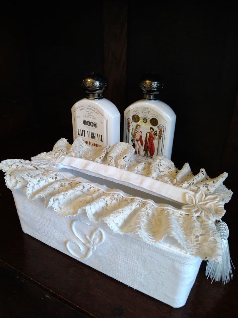 ３点おまとめ★フランスアンティーク刺繍★インテリアセット★