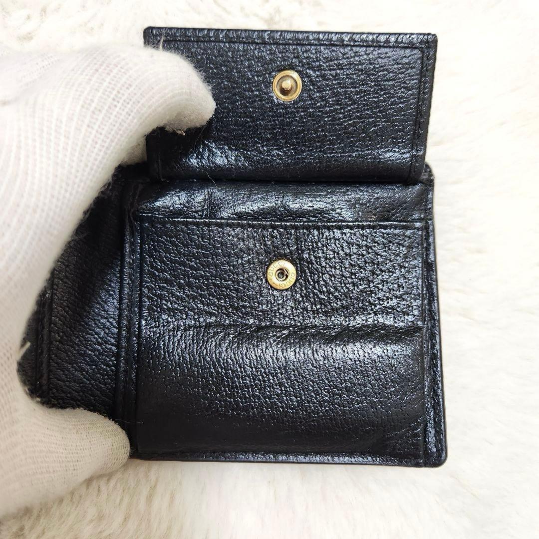 ✨極美品✨グッチ　二つ折り　小銭入れ　ケース　ビー　蜂　アニマエリ　黒