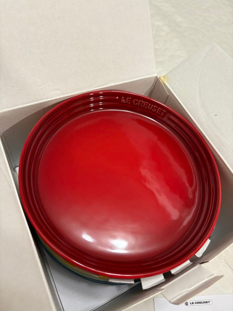 ⭐︎金額変更　【新品未使用】ル・クルーゼ　ネオラウンドプレート17cm 5枚セット