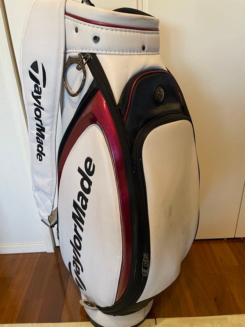 TaylorMade キャディバッグ ホワイト/レッド