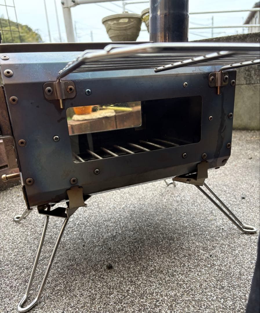 Neer 薪ストーブ ステンレス製 収納バッグ付き